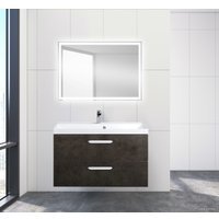  BelBagno Тумба под умывальник Aurora-900-2C-SO-CS (cemento scuro)