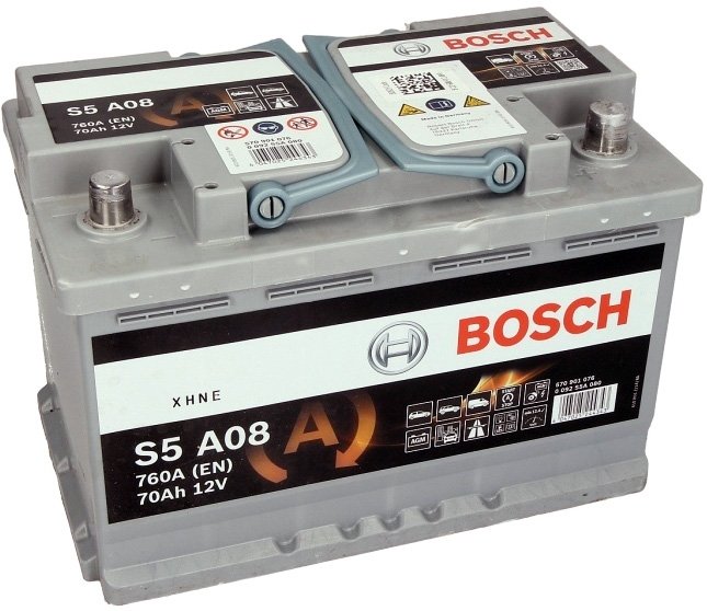 

Автомобильный аккумулятор Bosch S5 A08 (570901076) 70 А/ч