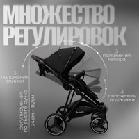 Универсальная коляска Bubago Savella 3в1 BG 199-1 (черный)