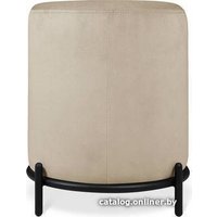 Пуфик Sheffilton SHT-B7 (ванильный крем/черный муар)