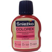 Колеровочная краска Sniezka Colorex 0.1 л (№23, красный)