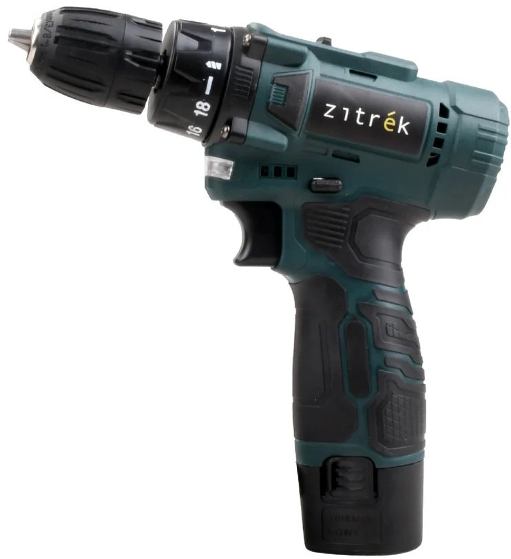 

Дрель-шуруповерт Zitrek Green 12V Max 085-1016 (с 2-мя АКБ)