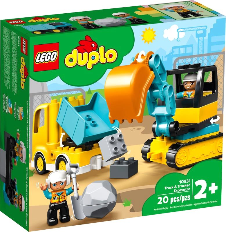 

Конструктор LEGO Duplo 10931 Грузовик и гусеничный экскаватор