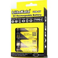 Аккумулятор LiitoKala USB-9V (4 шт.)