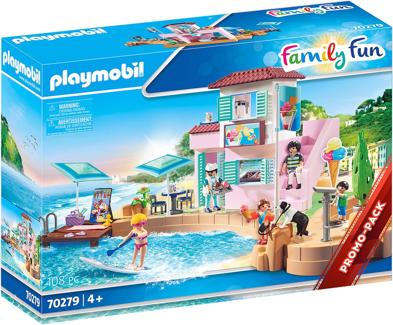 

Конструктор Playmobil PM70279 Магазин мороженого на набережной