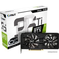 Видеокарта Palit GeForce RTX 3060 Ti Dual OC 8GB GDDR6 NE6306TS19P2-190AD