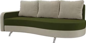 Лига диванов Премьер 105263 (левый, зеленый/бежевый)