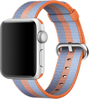 Apple из плетеного нейлона 42 мм (оранжевый) [MPW22]