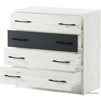 Комод Памир Беатрис К800 (крафт белый/антрацит)
