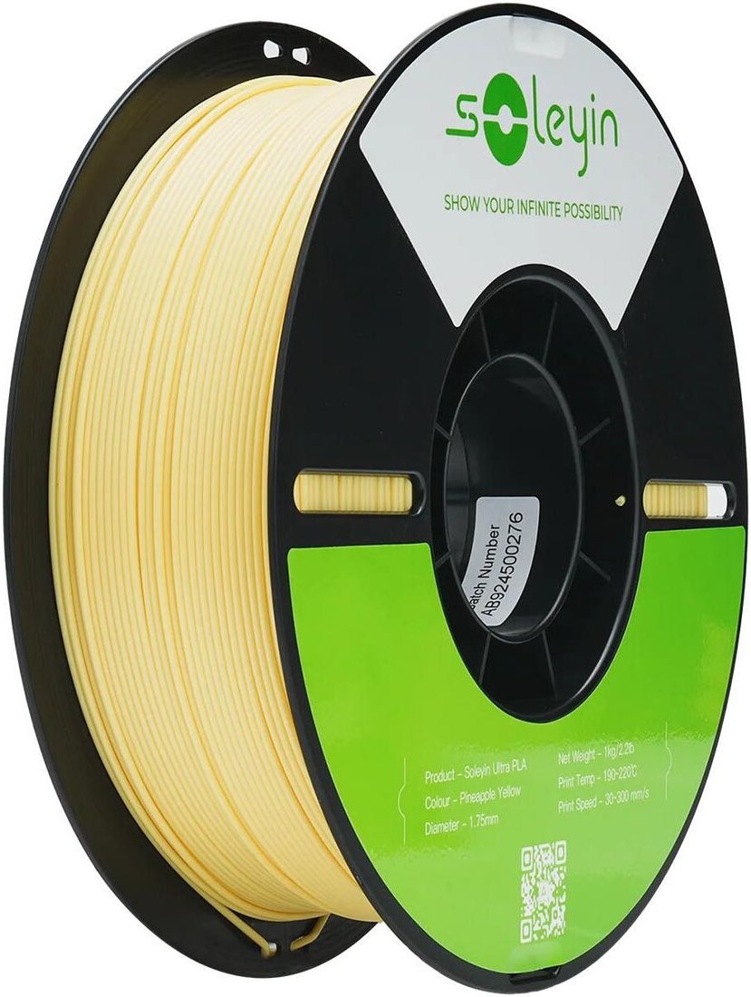 Филамент Creality PLA Soleyin Ultra 1.75мм 3301010605 (1 кг, желтый ананас)