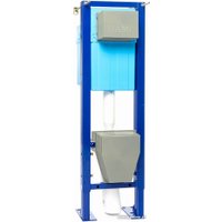 Инсталляция для унитаза SIAMP Bcu Ingenio с панелью Sphere (матовый хром)