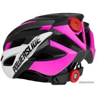 Cпортивный шлем Powerslide Race Attack S/M 903264 (черный/белый/розовый)