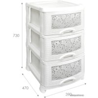 Комод Violet Ажур 035326 (белый)