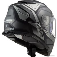 Мотошлем LS2 FF800 Storm Faster (XS, черно-серый матовый)