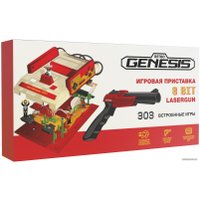 Игровая приставка Retro Genesis 8 Bit Lasergun (2 геймпада, пистолет Заппер, 303 игры)