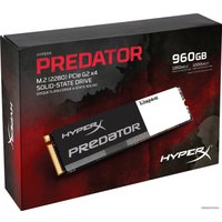 SSD HyperX Predator M.2 960GB SHPM2280P2/960G