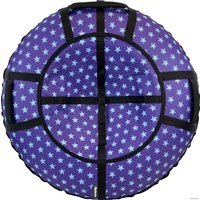 Тюбинг Hubster Люкс Pro S 120 см (пурпл стар)