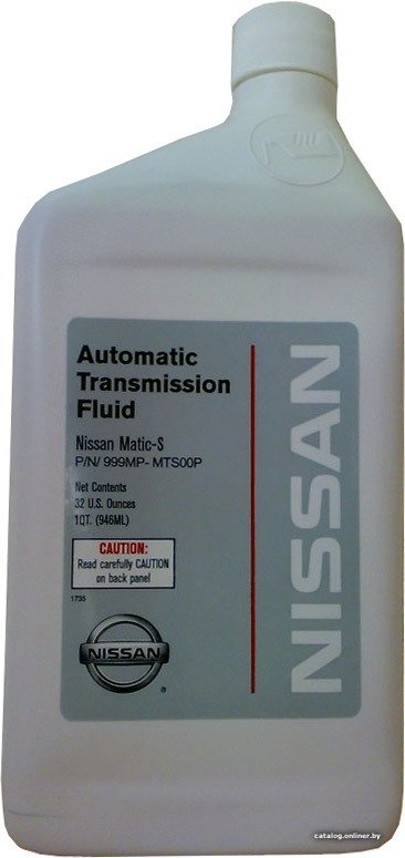 Трансмиссионное масло Nissan ATF Matic S (999MP-MTS00P) 0.946л