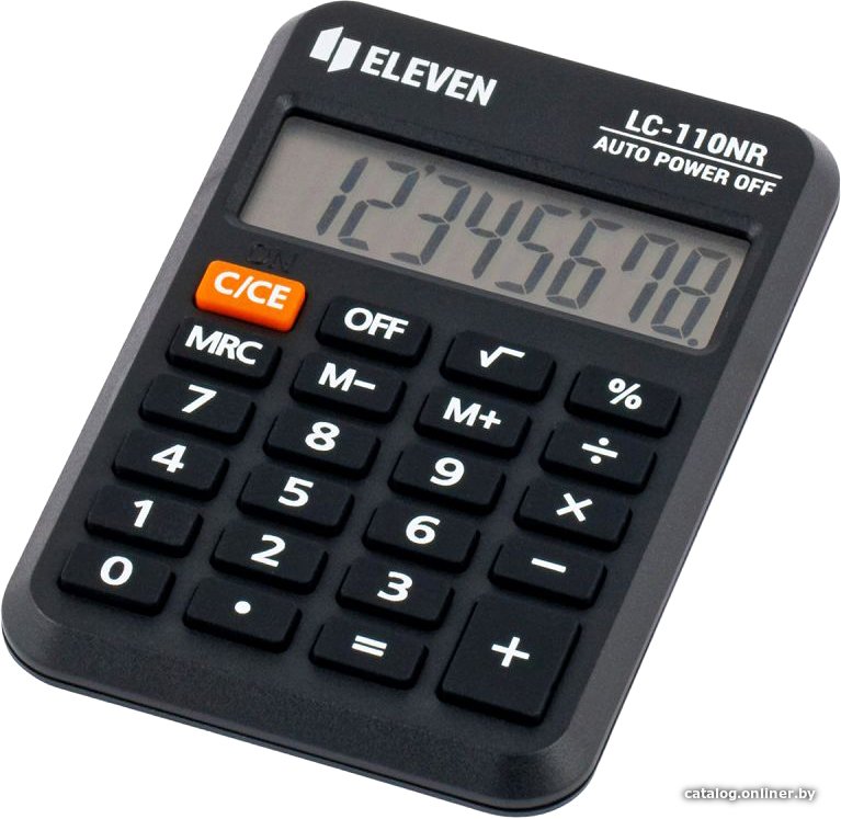 Калькулятор Eleven LC-110NR (черный)