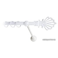 Карниз для штор Lm Decor Веер (белое золото, гладкая, 3.6м 16мм, 1 ряд)