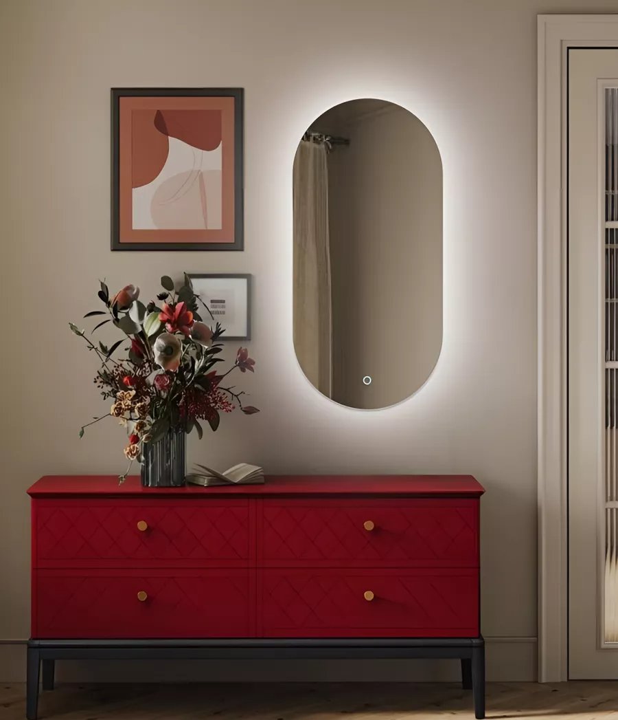 Зеркало с подсветкой  EMZE 43x88 LED.43.88.4K (с подсветкой)