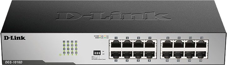 Неуправляемый коммутатор D-Link DGS-1016D/I1A