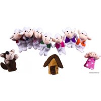 Развивающая игра Bradex Пальчиковый театр Волк и семеро козлят DE 1164