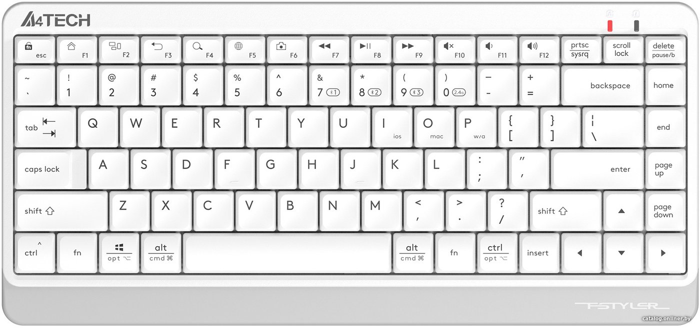 Клавиатура A4Tech Fstyler FBK11 (белый)