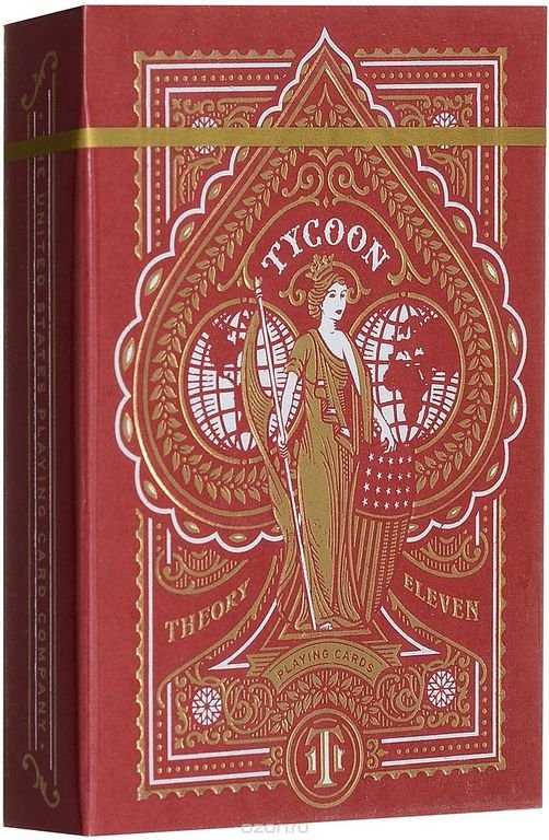 

Игральные карты United States Playing Card Company Theory 20 Tycoon Red T1112