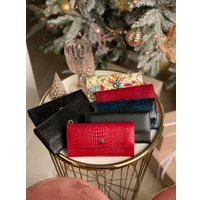 Кошелек Petek 1855 440 (змейка, красный)