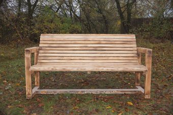 Скамейка БелЛКплюс трехместная ВИЛА Терра 165x90x65 см