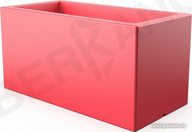 Кашпо Berkano Cubric 80*40 DB (красный)