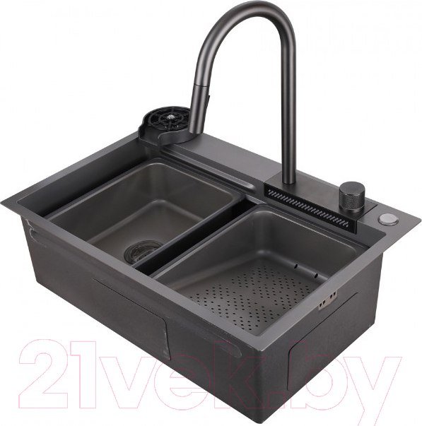 

Кухонная мойка Abber Wasser Kreis AF2194NG (никель)