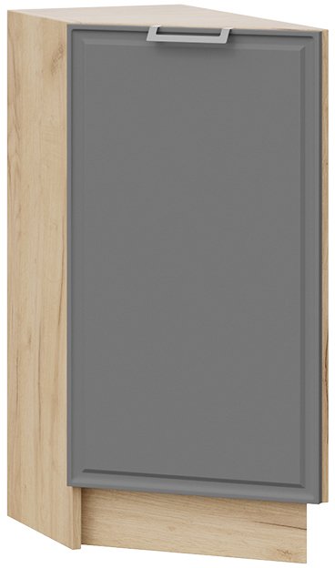 

Шкаф напольный Трия Белладжио 1Н3Т (дуб крафт золотой/софт графит)