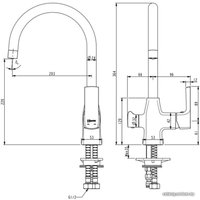 Смеситель Lemark Ursus LM7261BL