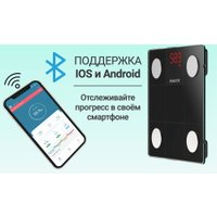 Напольные весы Maxvi BS101 (черный)
