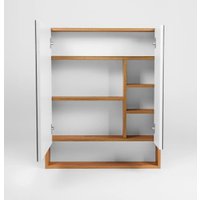  Viant Шкаф с зеркалом Мальта 70 VMAL70-ZSH