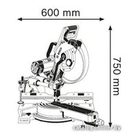 Торцовочная пила Bosch GCM 12 SDE Professional [0601B23100]