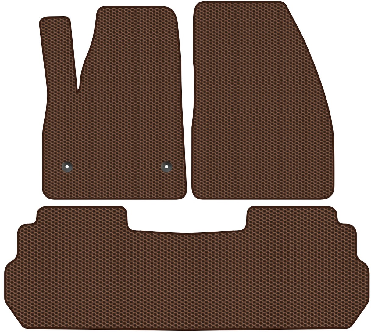 

Комплект ковриков для авто Alicosta Cadillac XT6 (suv) 2019 - Н.В. (коричневый, сота)