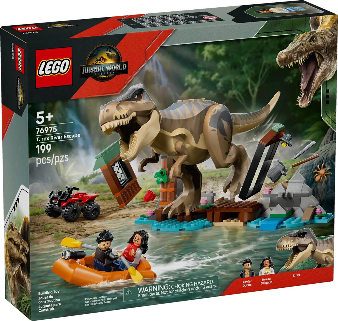 

Конструктор LEGO Jurassic World Побег по реке от Ти-Рекса 76975
