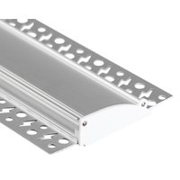 Алюминиевый профиль ЭРА Комплект с анодированным профилем под штукатурку ЭРА 9818 98х18.8мм 2.5м