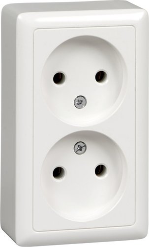 Розетка Systeme Electric Хит RA16-237I-B (белый)
