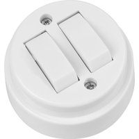 Выключатель TDM Electric Ретро SQ1806-0509 (белый)