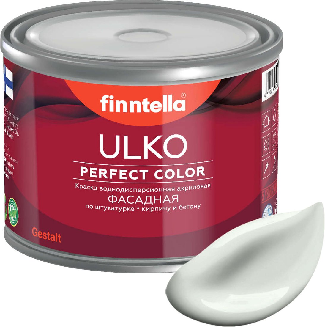 

Краска Finntella Ulko Marmori F-05-1-9-FL056 9 л (серый)