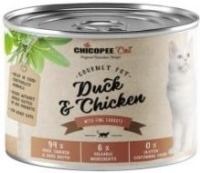 Консервированный корм для кошек Chicopee Adult Cat Утка с курицей 195 г