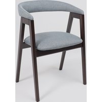 Стул с подлокотниками Оримэкс Лондон (серая рогожка Kiton 06/темный бук)