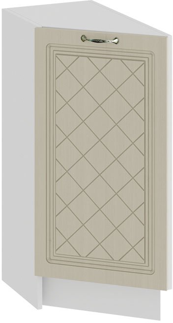 

Шкаф напольный Трия Бьянка 1Н3Т (белый/дуб ваниль)