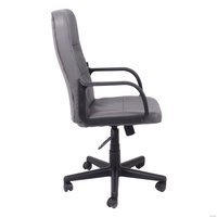 Офисное кресло AksHome Leonidas (кожзам, темно-серый)