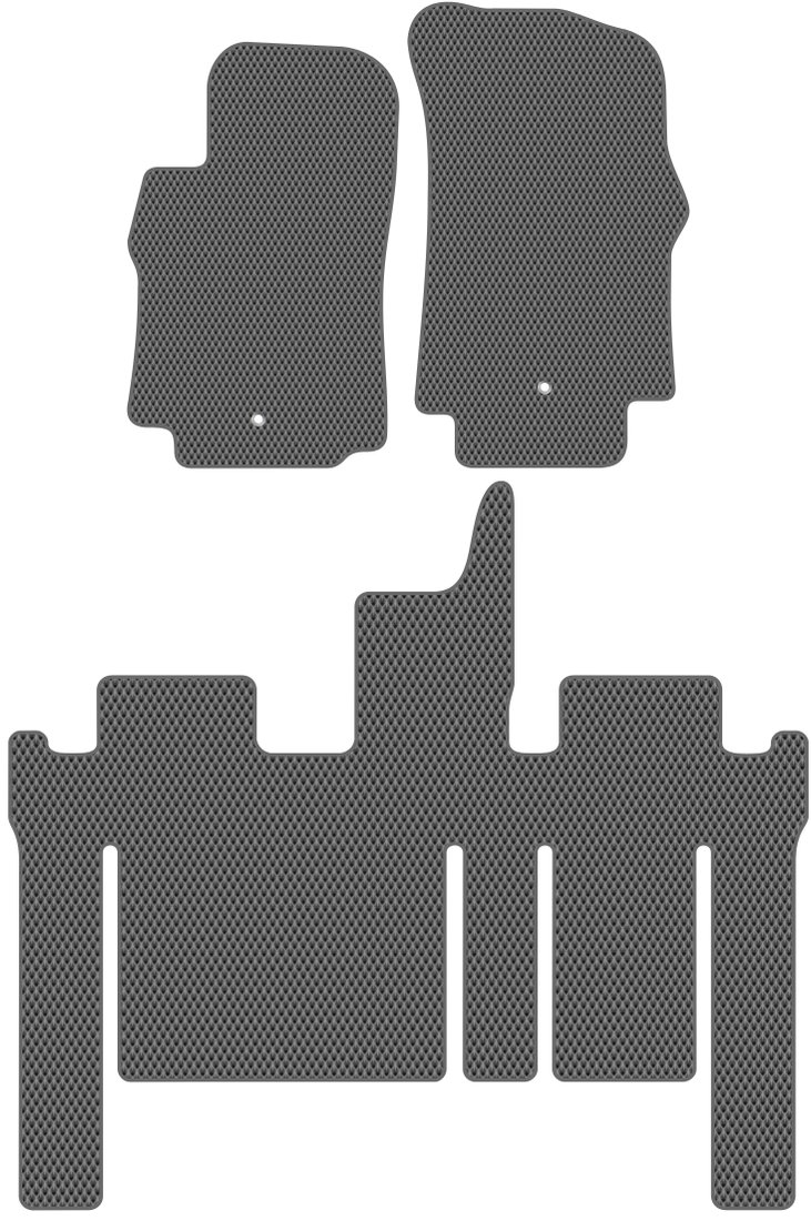 

Комплект ковриков для авто Alicosta Hyundai H1 II (минивэн / TQ) 2007 - 2018 (серый, ромб)