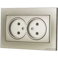 Розетка Elbi Vega 510-011430-908 (титан)